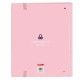 Ring binder Benetton Vichy A4 Pink (27 x 32 x 3.5 cm)