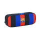 Estuche Escolar F.C. Barcelona Granate Azul marino (22 x 5 x 8 cm)