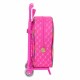 Mochila Escolar con Ruedas Rainbow High Fucsia (22 x 28 x 10 cm)