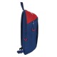 Child bag Safta University Mini Red Navy Blue (22 x 39 x 10 cm)