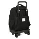 School Rucksack with Wheels Safta Surf Black (33 x 45 x 22 cm)