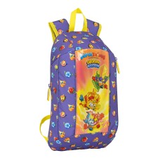 Child bag SuperThings Guardians of Kazoom Mini Purple Yellow (22 x 39 x 10 cm)