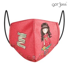 Hygienic Reusable Fabric Mask Gorjuss Children's Red