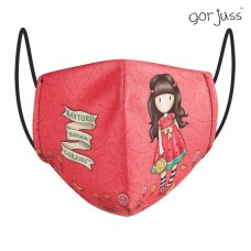 Hygienic Reusable Fabric Mask Gorjuss Children's Red