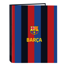 Carpeta de anillas F.C. Barcelona Granate Azul marino A4 (26.5 x 33 x 4 cm)