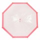 Umbrella BlackFit8 Glow up Transparent Pink (Ø 70 cm)