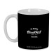 Taza Mug BlackFit8 Urban Cerámica Negro Azul marino (350 ml)