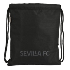 Bolsa Mochila con Cuerdas Sevilla Fútbol Club Teen 35 x 40 x 1 cm Negro