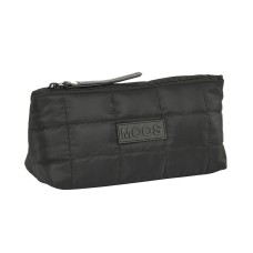 School Toilet Bag Moos Negro Padded Black (23 x 12 x 8 cm)