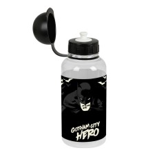 Botella de Agua Batman Hero Negro PVC (500 ml)