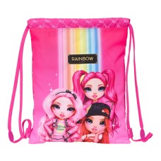 Mochila Saco Infantil Rainbow High Fucsia (26 x 34 x 1 cm)