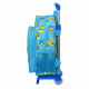 Mochila Escolar con Ruedas Minions Minionstatic Azul (26 x 34 x 11 cm)