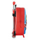 3D School Bag with Wheels 705 The Avengers Red