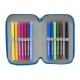 Plumier Doble R. C. Deportivo de La Coruña Azul Blanco (28 piezas)
