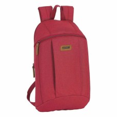 Casual Backpack Safta Maroon