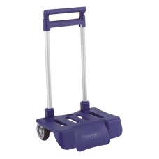 Folding Backpack Trolley Safta Navy Blue