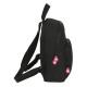 Casual Backpack Kappa Black and pink Black 13 L