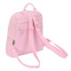 Casual Backpack Benetton Pink Pink 13 L