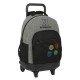 School Rucksack with Wheels Harry Potter House of champions Black Grey 33 X 45 X 22 cm