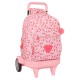 School Rucksack with Wheels Vicky Martín Berrocal In bloom Pink 33 X 45 X 22 cm