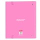 Ring binder Benetton Spring Sky blue 27 x 32 x 3.5 cm