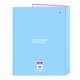 Ring binder Benetton Spring Pink Sky blue A4 26.5 x 33 x 4 cm