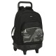 School Rucksack with Wheels Safta Stone Black 33 x 45 x 22 cm