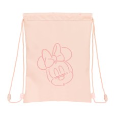 Backpack with Strings Minnie Mouse Pink (26 x 34 x 1 cm)