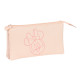 Triple Carry-all Minnie Mouse Baby Pink (22 x 12 x 3 cm)