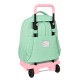 School Rucksack with Wheels BlackFit8 Moon Green 33 x 45 x 22 cm