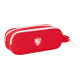 Portatodo Doble Sevilla Fútbol Club Rojo 21 x 8 x 6 cm