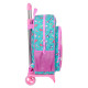 School Rucksack with Wheels My Little Pony Magic Pink Turquoise 33 x 42 x 14 cm
