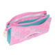 Triple Carry-all Gabby's Dollhouse Party Pink 22 x 12 x 3 cm