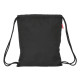 Backpack with Strings F.C. Barcelona Black Black 35 x 40 x 1 cm