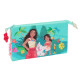 Triple Carry-all Vaiana Blue Beige 22 x 12 x 3 cm