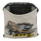 Backpack with Strings Jurassic World Warning Grey 35 x 40 x 1 cm