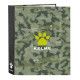 Carpeta de anillas Kelme Travel Negro Verde A4 27 x 33 x 6 cm