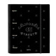 Ring binder Safta California Black 27 x 32 x 3.5 cm
