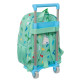 Mochila Escolar con Ruedas Peppa Pig George Menta 26 x 34 x 11 cm
