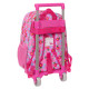 Mochila Escolar con Ruedas Trolls Rosa 26 x 34 x 11 cm