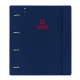 Carpeta de anillas Munich Royal Azul 27 X 32 X 4 cm