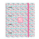 Carpeta de anillas Moos Flores Multicolor 27 x 32 x 3.5 cm