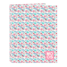 Ring binder Moos Flores Multicolour A4 26.5 x 33 x 4 cm