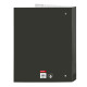 Carpeta de anillas Real Madrid C.F. Blanco Gris A4 26.5 x 33 x 4 cm