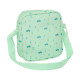 Bolso Bandolera Safta Coches Verde 16 x 18 x 4 cm