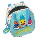 Thermal Lunchbox Baby Shark Surfing Blue White 19 x 22 x 14 cm