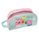 Neceser Escolar Peppa Pig Ice cream Rosa Menta 26 x 16 x 9 cm