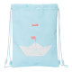 Bolsa Mochila con Cuerdas Safta Ship Azul (26 x 34 x 1 cm)