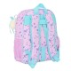 Mochila Escolar Frozen Cool days Violeta Azul cielo 32 x 38 x 12 cm