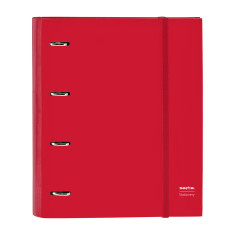 Ring binder Safta Rojo Red (27 x 32 x 3.5 cm)
